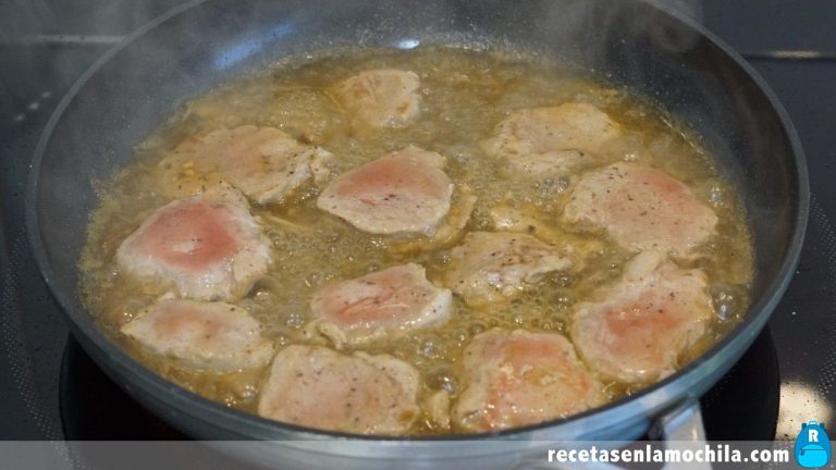 Receta de solomillo de cerdo al whisky