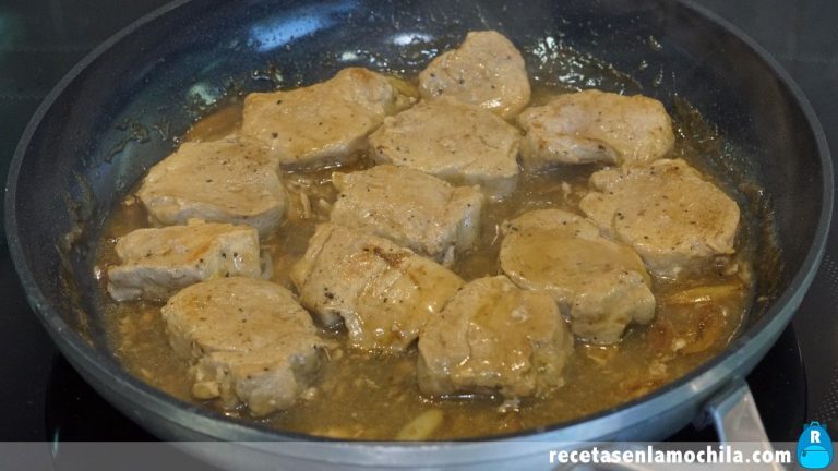 Receta de solomillo de cerdo al whisky
