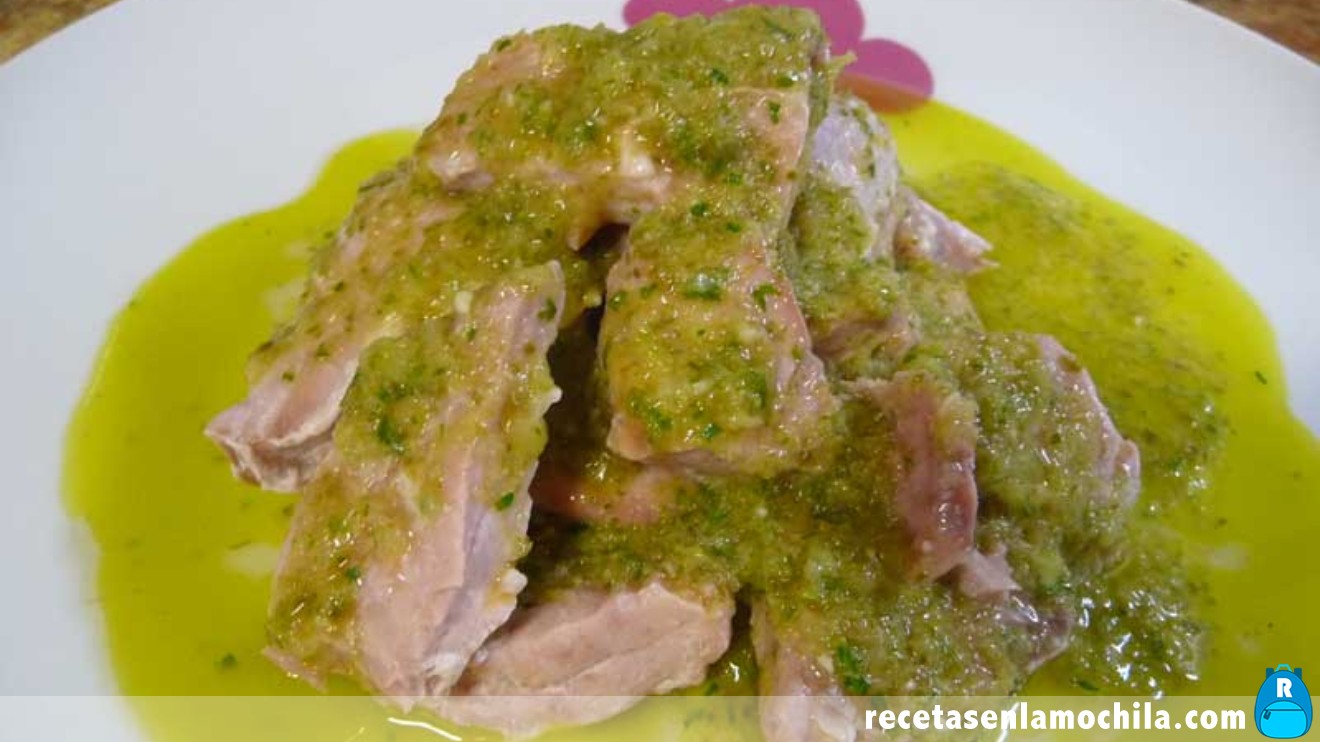 Atún a la vinagreta con Thermomix