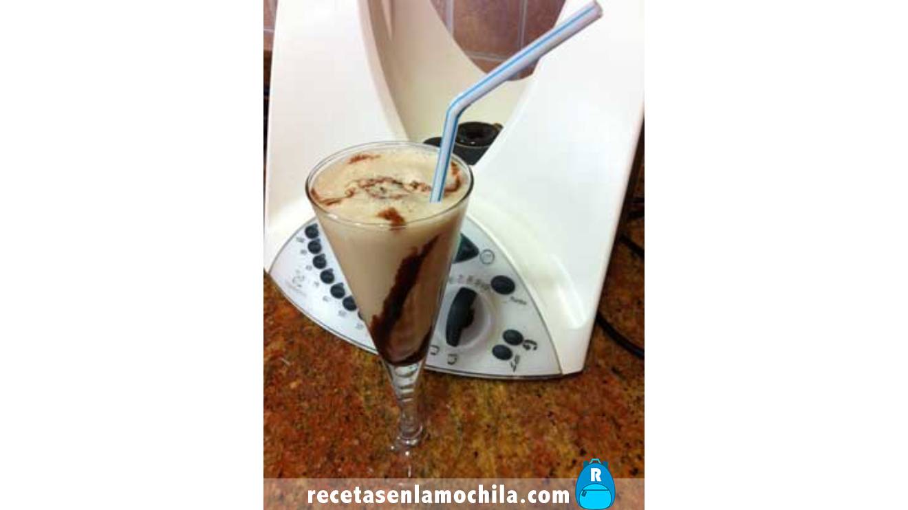 Batido de helado de turrón con Thermomix