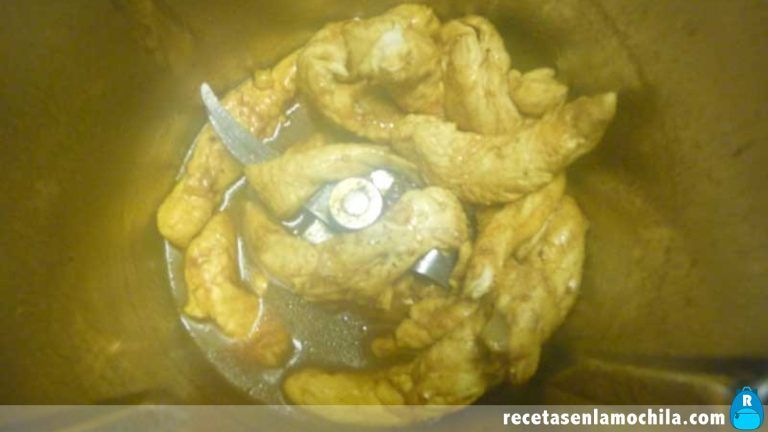 Cómo hacer ensalada templada de pollo con Thermomix