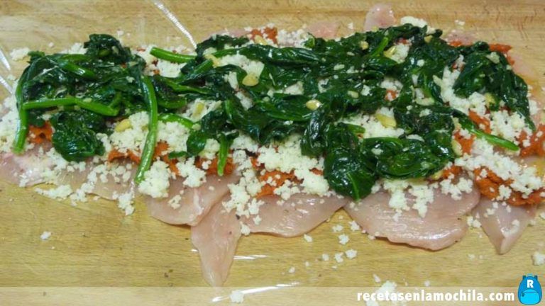 Cómo hacer pechugas de pollo rellenas de sobrasada con Thermomix
