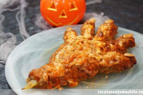 Mano de zombie para Halloween con Thermomix