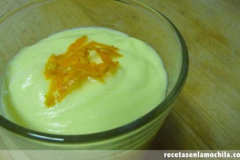 Natillas de naranja con Thermomix