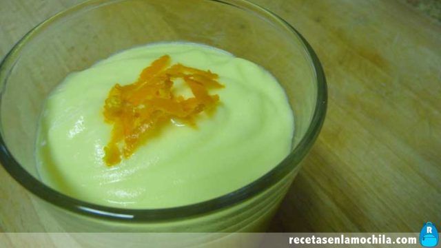 Natillas de naranja con Thermomix