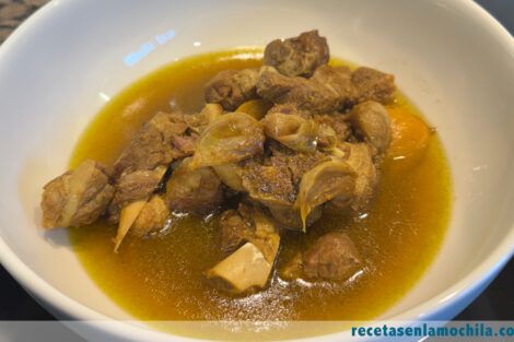 Receta de tangía de Marrakech