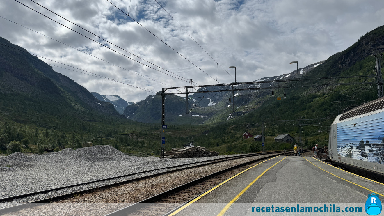 Trayecto de tren de Flam a Myrdal